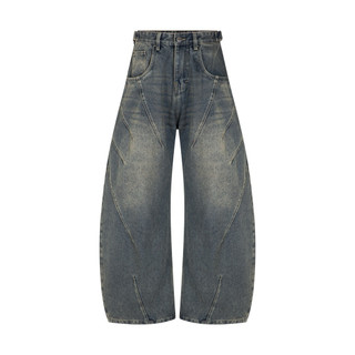 OUTBREAK - QUẦN DENIM ỐNG RỘNG "THORNY DENIM PANTS"
