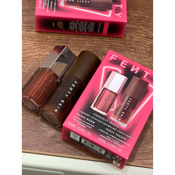 [BILL US] (TÁCH SET) Set 2 son Fenty Beauty Chocolit Treatz Lip Luminizer + Lip Oil Duo