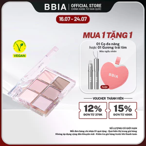 Bảng Phấn Mắt 6 ô dễ tán và bám màu tốt BBIA Ready To Wear Eye Palette 5g