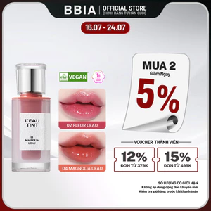 Son tint bóng lâu trôi, dưỡng ẩm, màu trong veo BBIA L'eau Tint 4.5g
