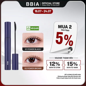 Mascara dày mi, chống lem BBIA Never Die Mascara 7g