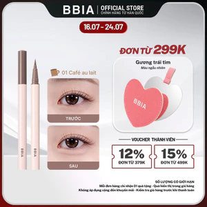 Bút kẻ bọng mắt siêu mỏng, không lem trôi BBIA Last Contour Pen Eyeliner 0.6g