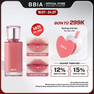 Son tint bóng môi căng mọng tự nhiên BBIA Lucky Shine Tint 4.5g