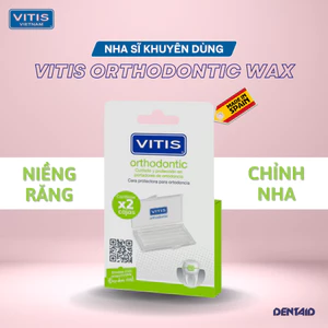Sáp Giảm Đau Niềng Răng Vitis Orthodontic Wax – Giảm Cọ Xát Mắc Cài, Dịu Ê Buốt - Tây Ban Nha