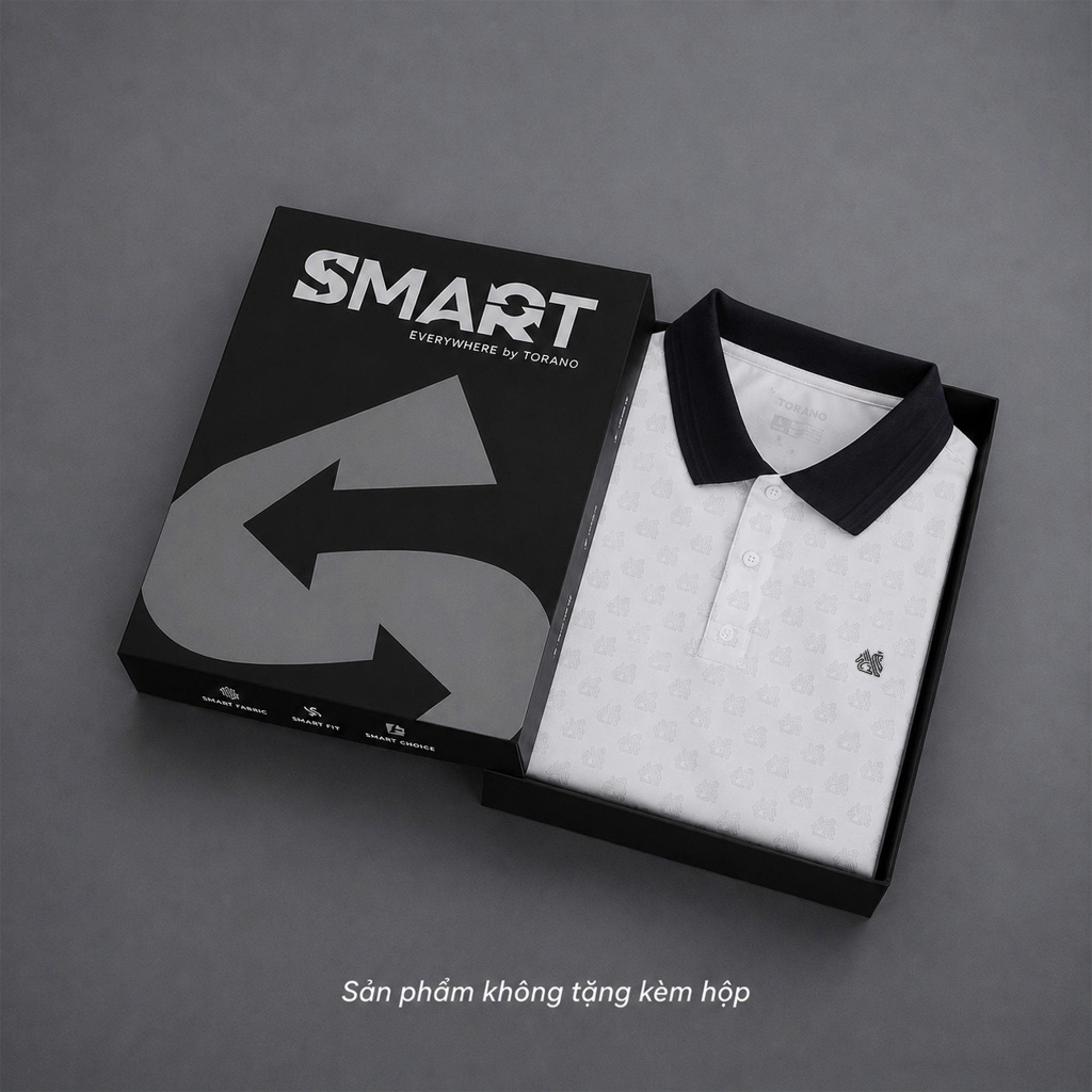 Áo Polo Nam TORANO MONOGRAM POLO Cotton Thoáng Khí, Co Giãn Êm Mềm, Thiết Kế Bo Kẻ Hiện Đại GSTP051 | BigBuy360 - bigbuy360.vn
