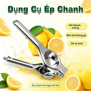 Dụng Cụ Ép Chanh,Tắc Bằng Inox 304 Không Rỉ, Cực Kì Tiện Lợi