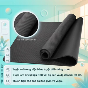 THẢM TẬP THỂ THAO (GYM/YOGA) - CHẤT LIỆU: NBR CAO CẤP [Havy Sport]