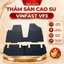 LÓT SÀN cao su ô tô xe Vinfast VF3 cao su đúc không mùi giữ sạch, bảo vệ sàn xe