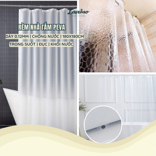 Rèm Phòng Tắm Peva LAVEMO Chống Nước Hiệu Quả 180cm x 180cm Loại 1