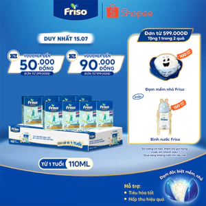 Thùng 48 hộp Sữa uống dinh dưỡng Friso Gold (110ml/hộp)