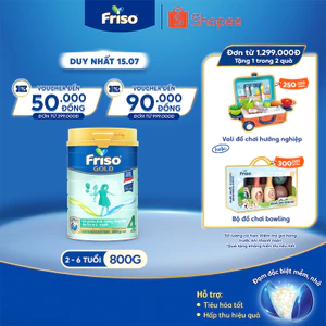 Sữa Bột Friso Gold 4 800G/850G (cho trẻ từ 2-6 tuổi)