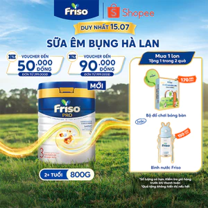 Sữa Bột Friso Pro 3 800G cho trẻ trên 2 tuổi