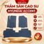 Thảm LÓT SÀN Cao Su Xe Hyundai Accent 2018-Nay - Mẫu tổ ong Hàng không Mùi, vừa khít xe