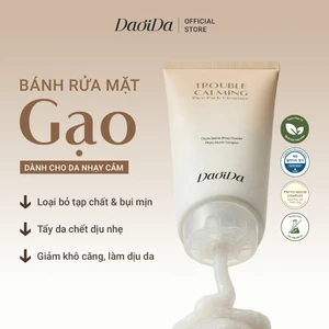 Bánh Rửa Mặt Gạo DaoiDa Làm Sạch & Dịu Da Trouble Calming Rice Pack Cleanser 120ML