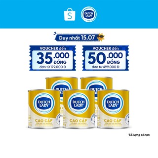 Combo 5 Lon Sữa Đặc Dutch Lady Cao Cấp 380g/lon