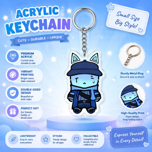 friend elliot icon keychain