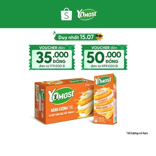 Thùng 48 Hộp Sữa Chua Lên Men Tự Nhiên Yomost Vị Cam (170ml/Hộp)