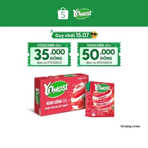 Thùng 48 Hộp Sữa chua uống Yomost vị dâu 100ml/hộp