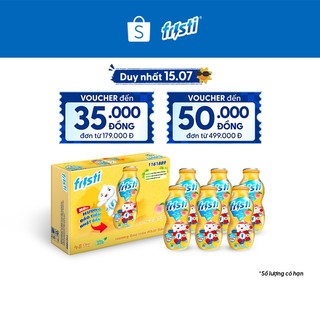 Thùng sữa chua uống Fristi hương đào 48x80ml