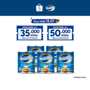 Combo 5 Lon Kem Đặc Có Đường Hoàn Hảo 380g/lon