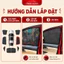 Rèm Che Nắng - Chống Nắng Xe - Hút Nam Châm - Gồm 4 Tấm - Đủ Các Dòng Xe , Đời xe, Vải Dày - Chống UV