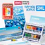 Màu Acrylic Dạng Tuýp 5ml Kèm Cọ Khay Màu Tô Tượng Vẽ Giày Túi Tote Tô Tượng Đất Sét Tự Khô