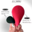 Bông Mút Trang Điểm Vô Cực Glorie Infinity Sponge - Màu Đỏ Mận Mới - Thiết Kế Công Thái Học Dễ Sử Dụng