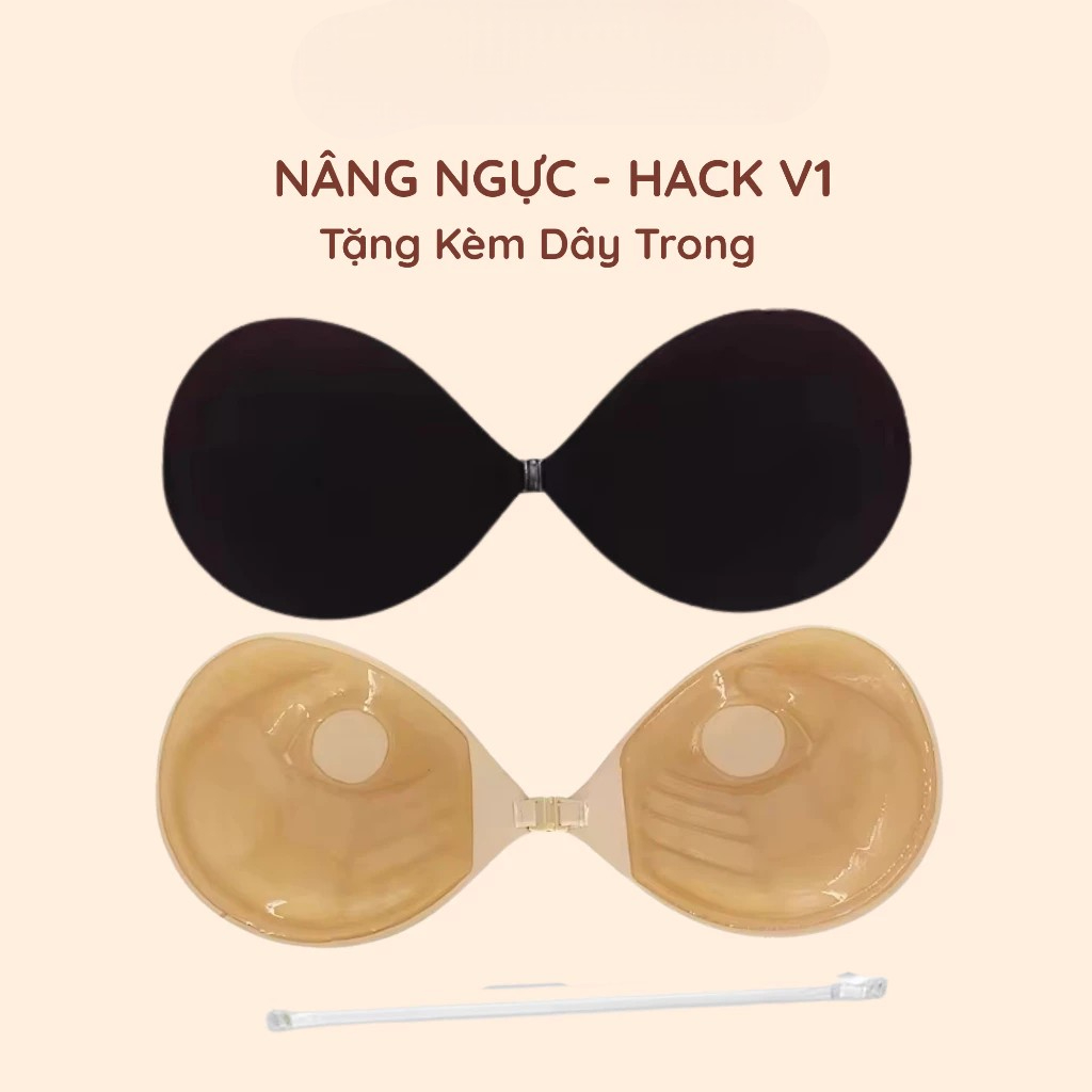 [Peinn] Miếng dán ngực cài trước nâng ngực siêu dính, Áo bra dán Ngực Silicon bàn tay hở lưng -CHILL HOUSE