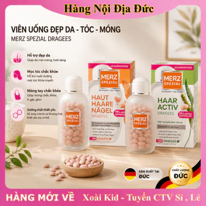 Viên uống hỗ trợ mọc tóc Merz Spezial của Đức -Date mới đủ bill