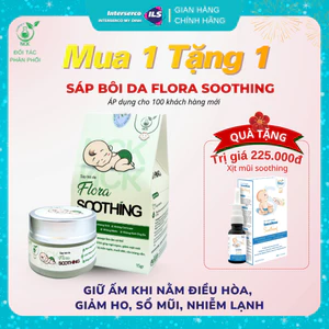 Sáp Giữ Ấm Cho Bé Flora Soothing Bôi Da, Cải Thiện Vấn Đề Hô Hấp, Giảm Chướng Bụng, Khó Tiêu (20gr)