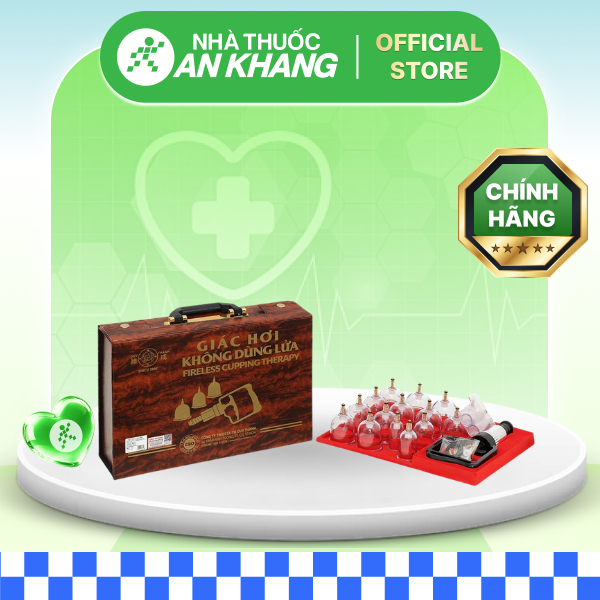 Bộ Giác hơi không dùng lửa Duy Thành YGH01 loại A [Nhà Thuốc An Khang - Chính Hãng 100%]