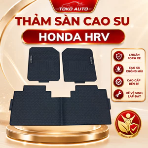Thảm LÓT SÀN Cao su cho xe Honda HRV 2022+ không mùi, dễ vệ sinh, Không thấm nước- Mẫu NISSIN cao cấp