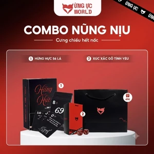 Combo Nũng Nịu - Boardgame Couple Gồm Hừng Hực 56 lá và Xúc Xắc Gỗ