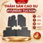 Thảm LÓT SÀN Cao Su Xe Hyundai Tucson 2022 - NAY Không mùi, Mẫu NISSIN