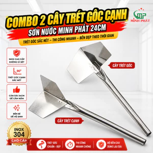 Combo 2 Cây Trét Góc Cạnh Sơn Nước Minh Phát 24cm