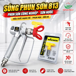 Súng Phun Sơn Công Nghiệp Minh Phát 813, Súng Phun Sơn Không Khí, Phun Sơn Nước Giá Rẻ