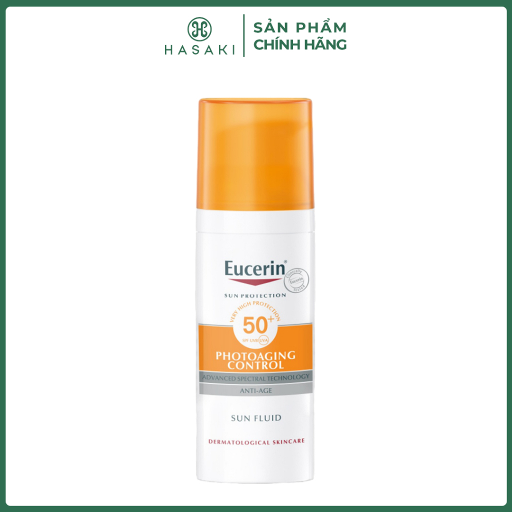 Kem Chống Nắng Eucerin Ngăn Ngừa Lão Hóa Sun Fluid SPF50 50ml