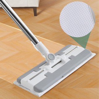 Cây lau kẹp khăn lau nhà, lau tủ bếp đa năng Easy xoay 360 độ, chổi lau nhà tiện lợi khăn lau dùng 1 lần không cần giặt
