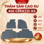 Thảm LÓT SÀN Cao Su Xe Kia Cerato 2016 - 2020, Kia K3 2021-NAY dùng chung 2 form - Cao Su Đúc Không Mùi- Mẫu NISSIN