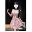 HT257 Váy ngủ sexy 2s xẻ v1 hoa nhí dễ thương, đồ ngủ ren xuyên thấu dáng xoè HT257