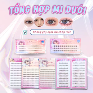 Mi Giả Sẵn Keo Lông Mi Dưới Ngọn Lửa Nhỏ tự dính - Mi mềm nhẹ nhiều dáng xinh