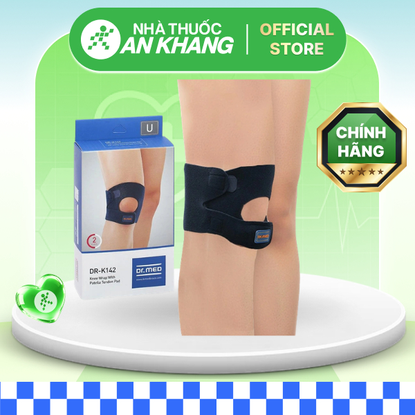 Bao đeo đầu gối Dr. Med DR-K142 size U [Nhà Thuốc An Khang - Chính Hãng 100%]