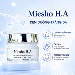 Kem Dưỡng Da Miesho HA Dưỡng Ẩm Chăm Sóc Da Hàng Ngày Làm Đều Màu Làm Mềm Giúp Da Sáng Khỏe Hủ 17g
