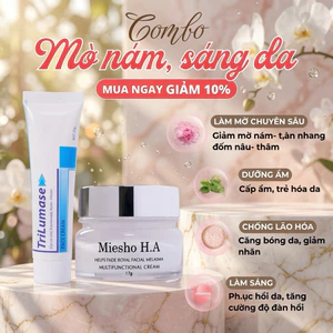 Kem Mờ Thâm Nám Miesho H.A Dưỡng Da Cấp Ẩm Cải Thiện Sắc Tố Da Giúp Da Mịn Màng Bộ 2 Món
