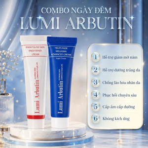 Kem Nám Mờ Thân Lumi Arbutin Ngày Đêm Mờ Thâm Nám, Sáng Da, Đều Màu Bộ 2 Món