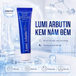 Kem Dưỡng Đêm Lumi Arbutin Advanced Cream 15g – Dưỡng Da Mịn Màng, Hỗ Trợ Làm Đều Màu Da