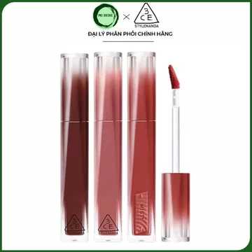 Son Pha Lê 3CE Misty Lip Bare Son Bóng Mịn Lâu Trôi Không Dính Thành Cốc Nhập Khẩu Chính Hãng 4.6g
