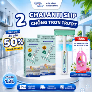 Combo 2 Chai Anti-Slip Gel 600G ASBC0600, Giải Pháp Chống Trơn Trượt Sân Nhà, Ban Công, Hành Lang Hàng Chính Hãng