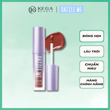 Son Tint Bóng DAZZLE ME Ink-Gloss Lip Tint Dưỡng Ẩm Bền Màu, Son Tint Căng Bóng Mọng Nước Mỏng Nhẹ 2.5ml