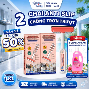 Combo 2 Chai Clara Anti-Slip ASNH0600 Chống Trơn Trượt Tăng Ma Sát Sàn Gạch Chống Té Ngã Hàng Chính Hãng